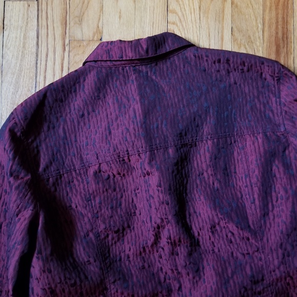 Chico's Jacket Red Black XL - Picture 6 of 6